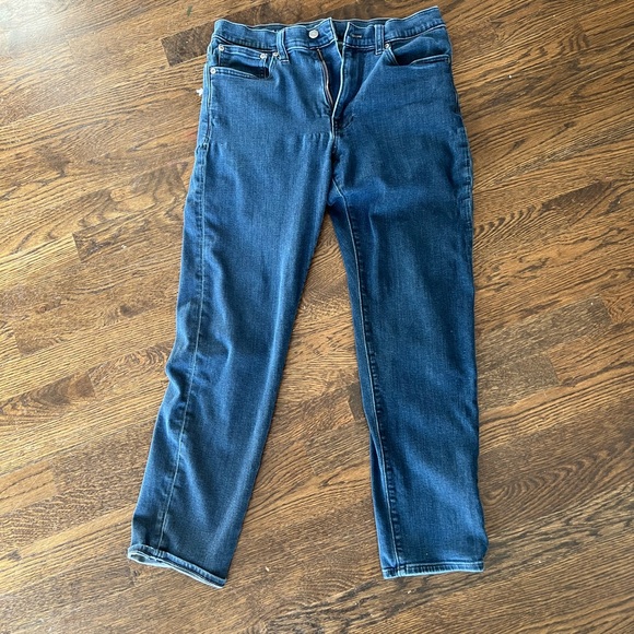 J. Crew 1040 Athletic tapered-fit stretch jean in deep lake wash Men’s 30x30 - Picture 4 of 8